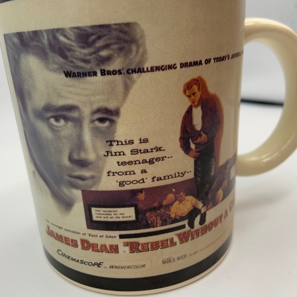 Warner Bros James Dean 'Rebel Without A Cause' Retro Ceramic Mug - Picture 8 of 12